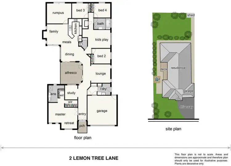 Floorplan of Homely house listing, 2 Lemon Tree Lane, Narre Warren North VIC 3804