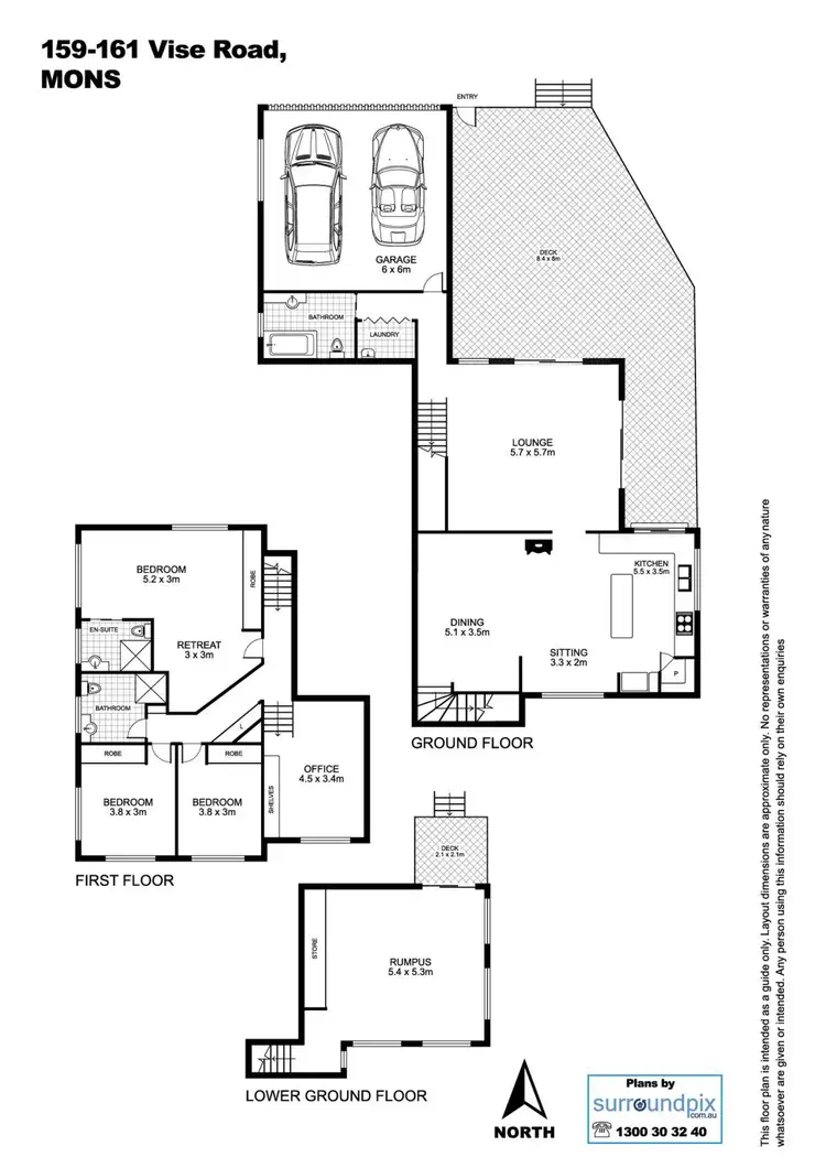 Floorplan of Homely house listing, 159-161 Vise Road, Mons QLD 4556