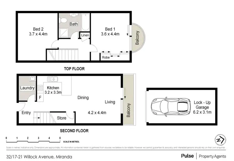 Floorplan of Homely apartment listing, 32/17-21 Willock Avenue, Miranda NSW 2228