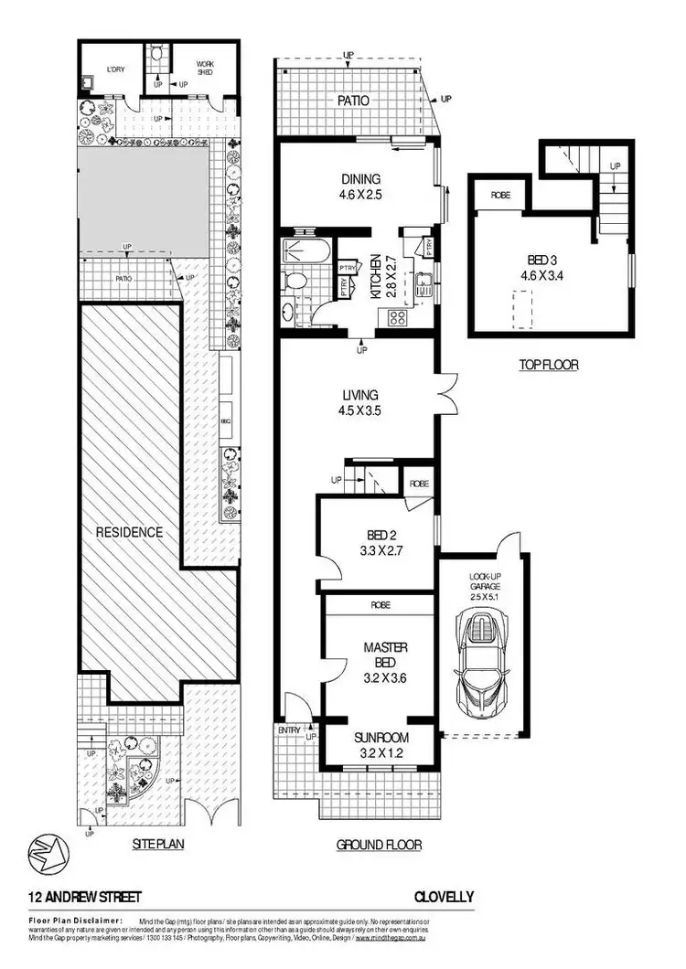 Floorplan of Homely house listing, 12 Andrew Street, Clovelly NSW 2031