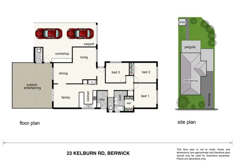 Floorplan of Homely house listing, 23 Kelburn Road, Berwick VIC 3806