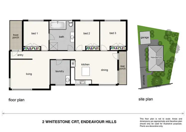 Floorplan of Homely house listing, 2 Whitestone Court, Endeavour Hills VIC 3802