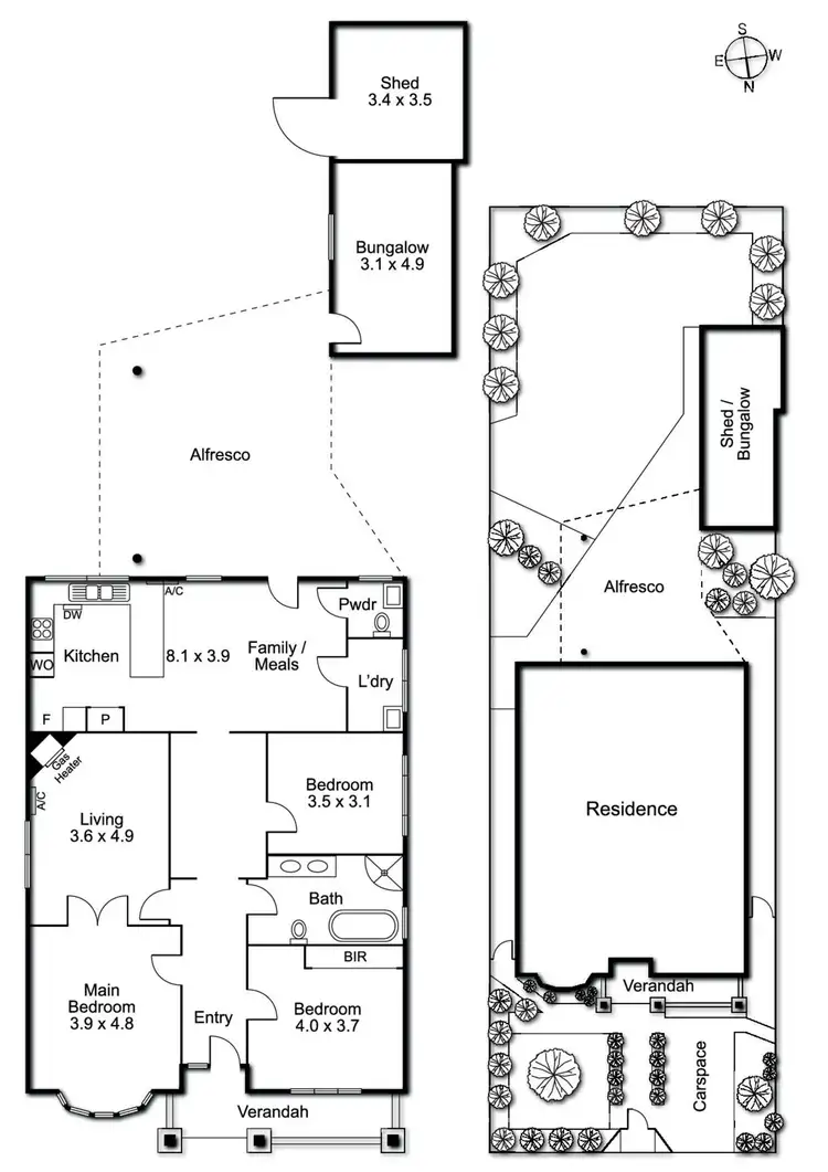 Floorplan of Homely house listing, 21 Miller Street, Thornbury VIC 3071