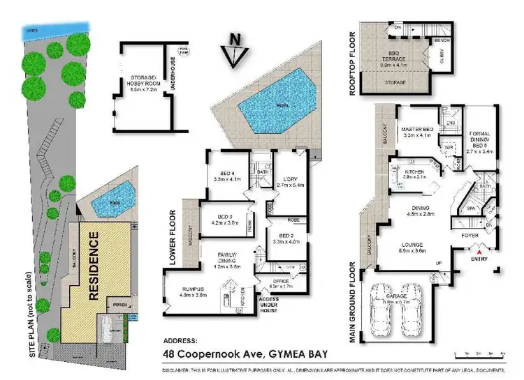 Floorplan of Homely house listing, 48 Coopernook Avenue, Gymea Bay NSW 2227