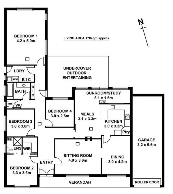 Floorplan of Homely house listing, 34 Highland Drive, Bellevue Heights SA 5050