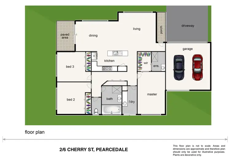 Floorplan of Homely house listing, 6a Cherry Street, Pearcedale VIC 3912
