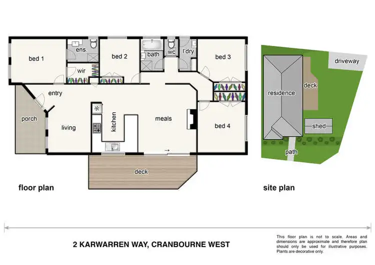 Floorplan of Homely house listing, 2 Karwarren Way, Cranbourne West VIC 3977