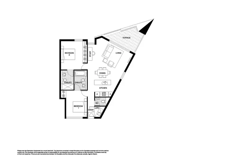 Floorplan of Homely apartment listing, A401/359 Illawarra Road, Marrickville NSW 2204