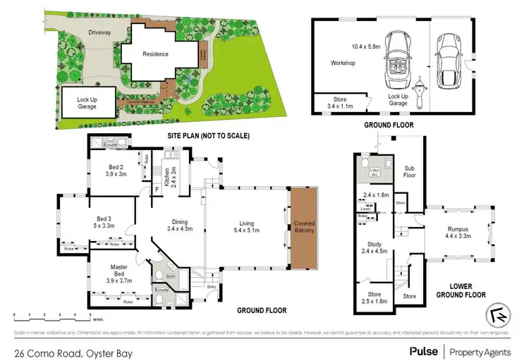 Floorplan of Homely house listing, 26 Como Road, Oyster Bay NSW 2225