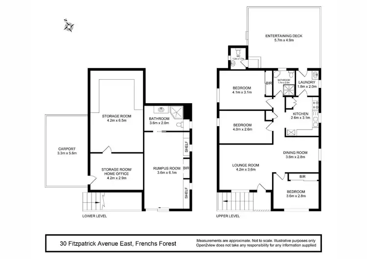 Floorplan of Homely house listing, 30 Fitzpatrick Avenue, Frenchs Forest NSW 2086