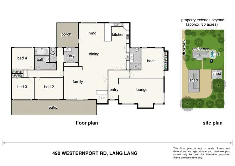 Floorplan of Homely rural property listing, 490 Westernport Road, Lang Lang VIC 3984