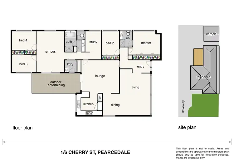 Floorplan of Homely house listing, 6 Cherry Street, Pearcedale VIC 3912