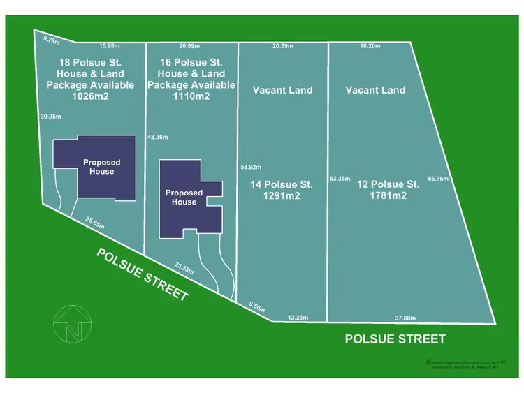Floorplan of Homely land listing, 14 Polsue Street, Maldon VIC 3463