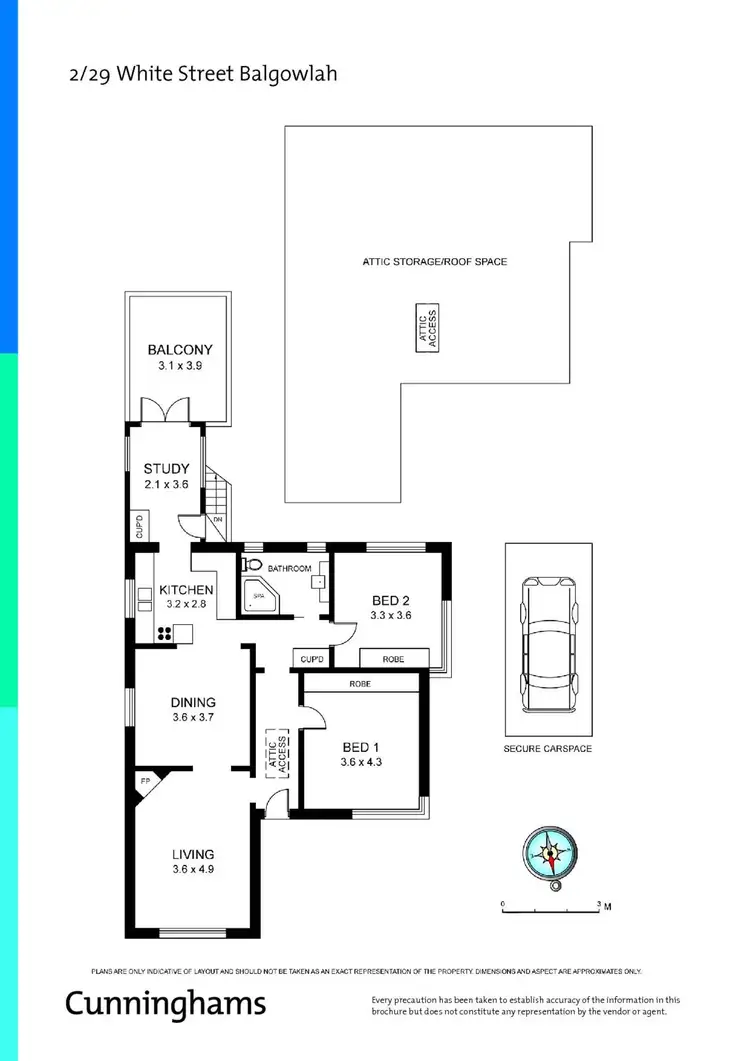 Floorplan of Homely semi-detached listing, 2/29 White Street, Balgowlah NSW 2093