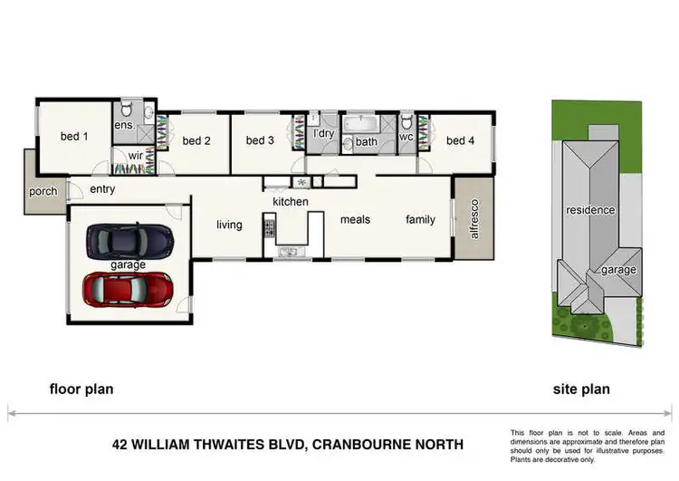 Floorplan of Homely house listing, 42 William Thwaites Boulevard, Cranbourne North VIC 3977