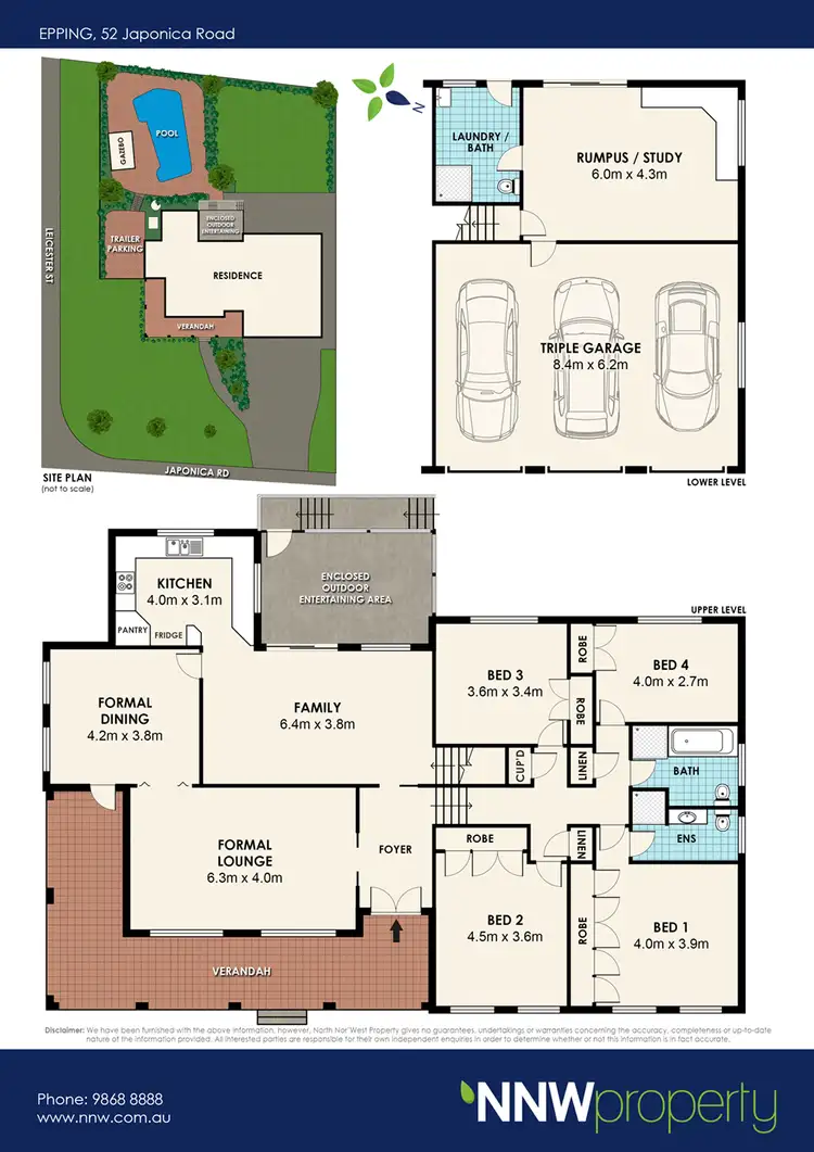 Floorplan of Homely house listing, 52 Japonica Road, Epping NSW 2121