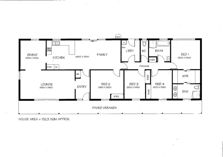 Floorplan of Homely house listing, 76 Moscript Street, Campbells Creek VIC 3451