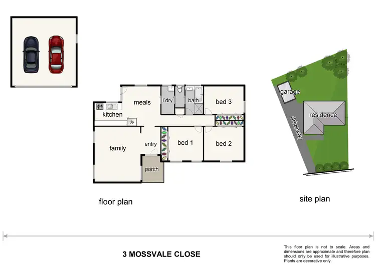 Floorplan of Homely house listing, 3 Mossvale Close, Endeavour Hills VIC 3802