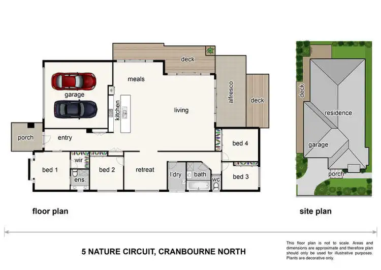 Floorplan of Homely house listing, 5 Nature Circuit, Cranbourne North VIC 3977