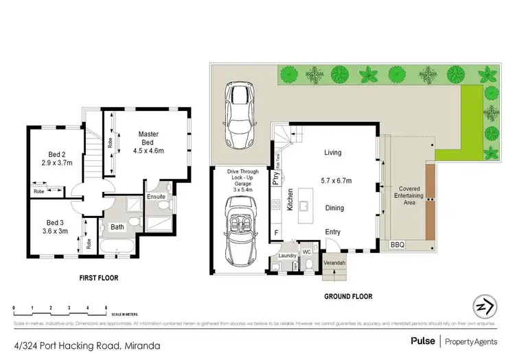 Floorplan of Homely townhouse listing, 4/324 Port Hacking Road, Miranda NSW 2228