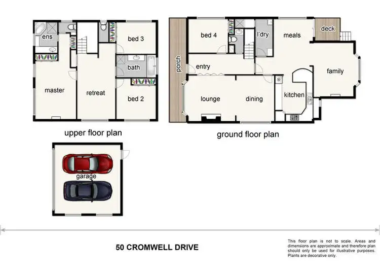 Floorplan of Homely house listing, 50 Cromwell Drive, Rowville VIC 3178