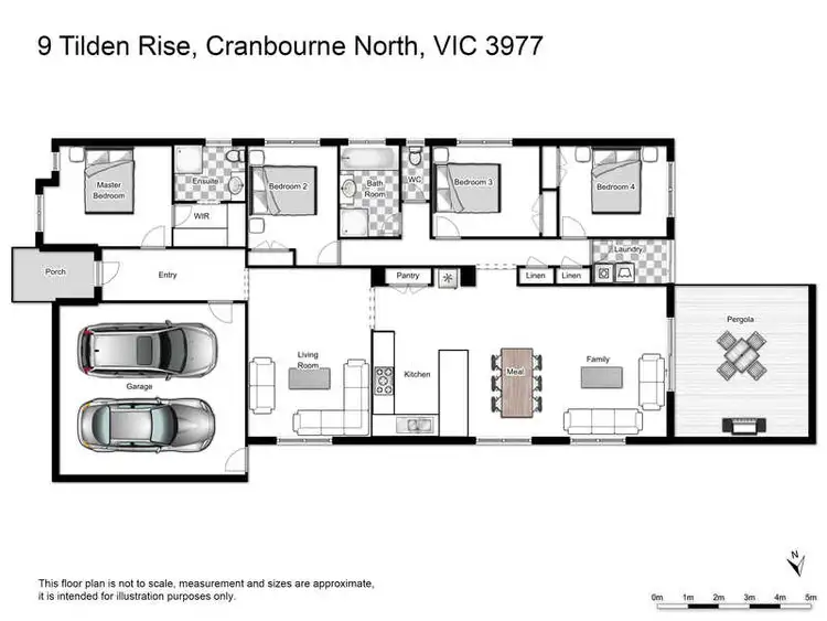 Floorplan of Homely house listing, 9 Tilden Rise, Cranbourne North VIC 3977