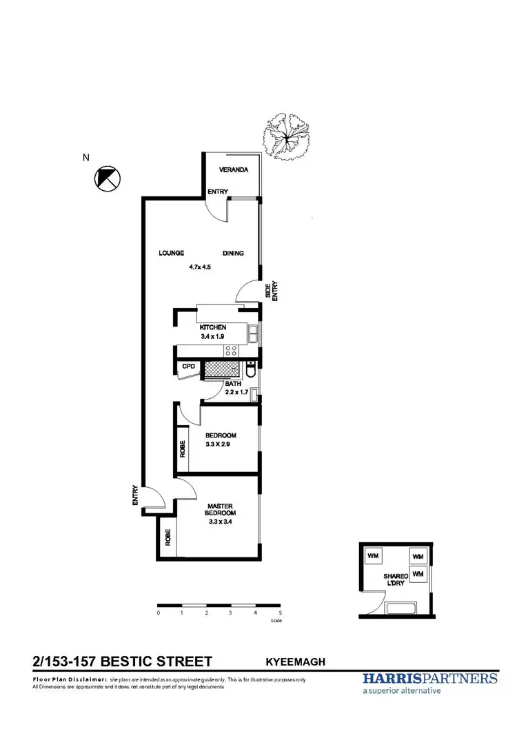 Floorplan of Homely apartment listing, 2/153-157 Bestic Street, Kyeemagh NSW 2216