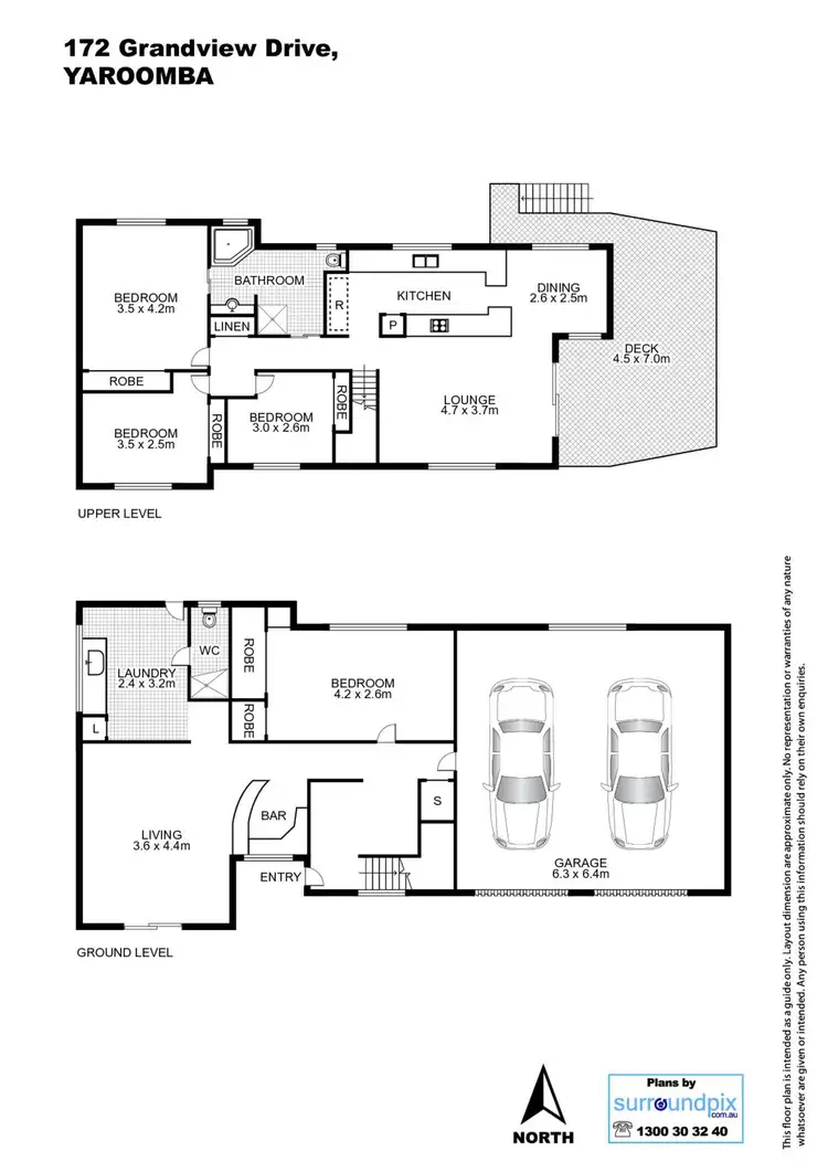 Floorplan of Homely house listing, 172 Grandview Drive, Yaroomba QLD 4573