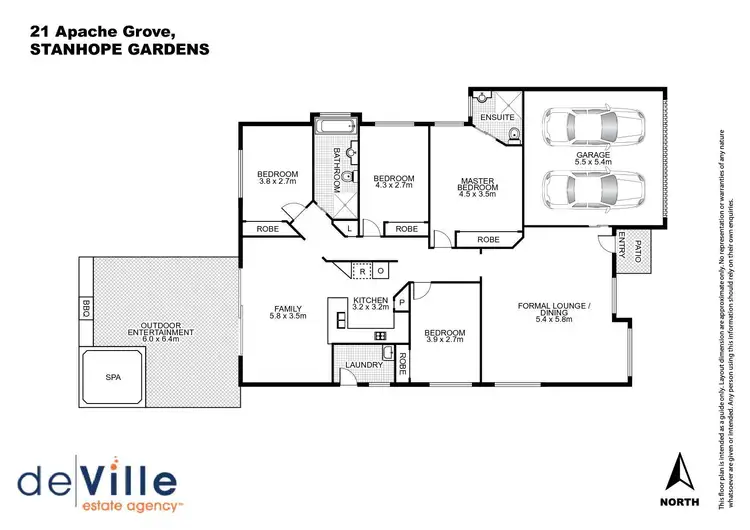 Floorplan of Homely house listing, 21 Apache Grove, Stanhope Gardens NSW 2768