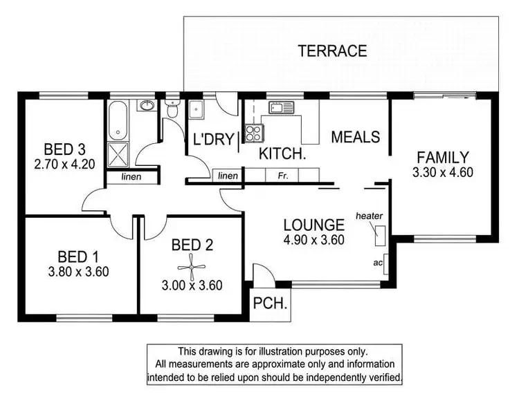 Floorplan of Homely house listing, 3 Campbell Street, Millicent SA 5280