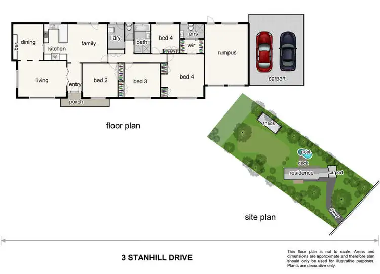 Floorplan of Homely rural property listing, 3 Stanhill Drive, Cranbourne South VIC 3977