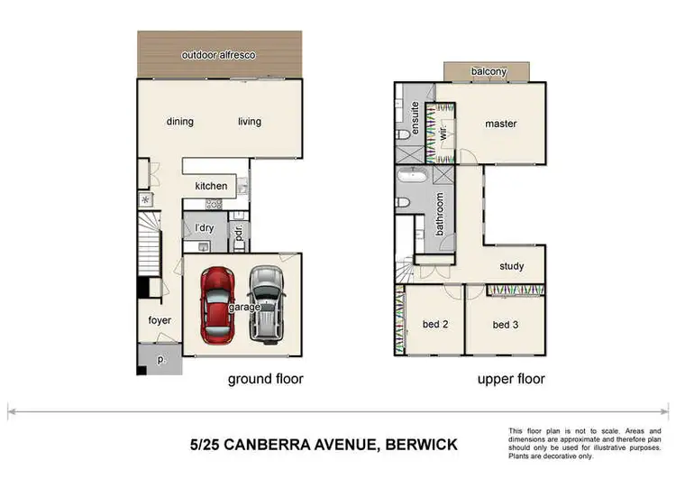 Floorplan of Homely townhouse listing, 5/25 Canberra Avenue, Berwick VIC 3806