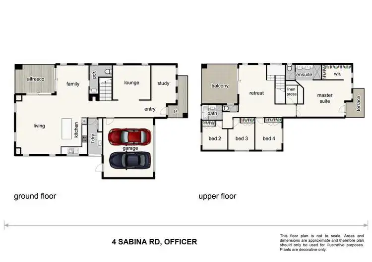 Floorplan of Homely house listing, 4 Sabina Road, Officer VIC 3809