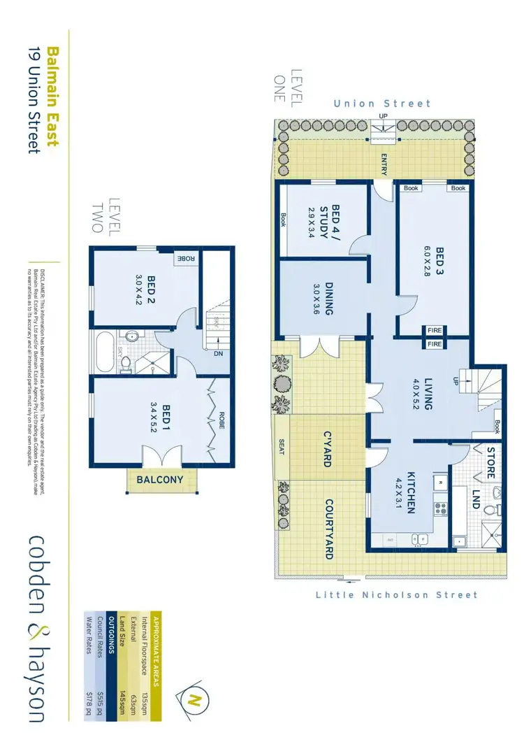 Floorplan of Homely house listing, 19 Union Street, Balmain East NSW 2041