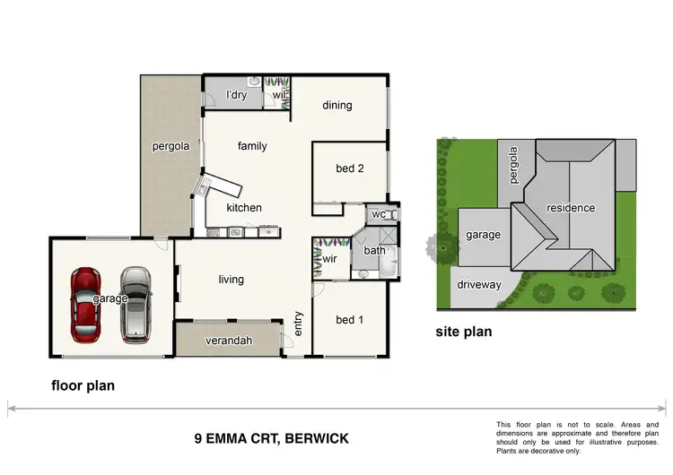 Floorplan of Homely house listing, 9 Emma Court, Berwick VIC 3806