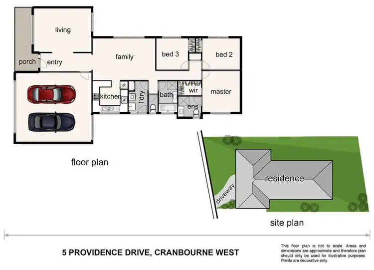 Floorplan of Homely house listing, 5 Providence Drive, Cranbourne West VIC 3977