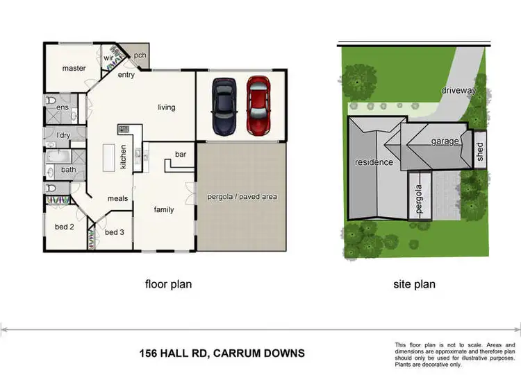 Floorplan of Homely house listing, 156 Hall Road, Carrum Downs VIC 3201