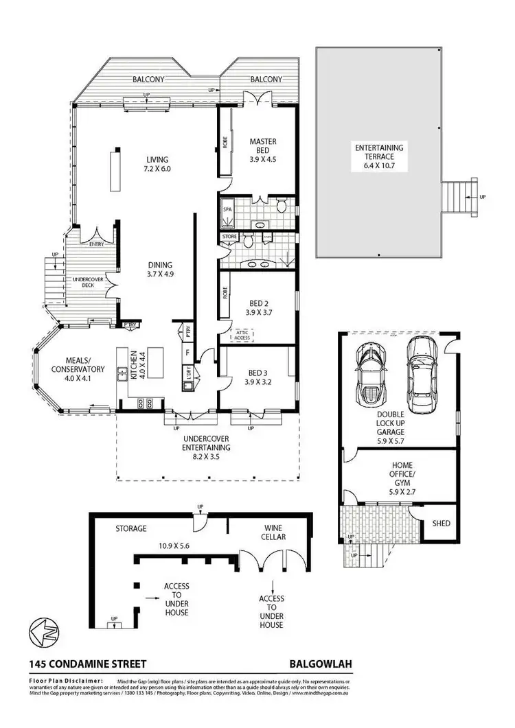 Floorplan of Homely house listing, 145 Condamine Street, Balgowlah NSW 2093