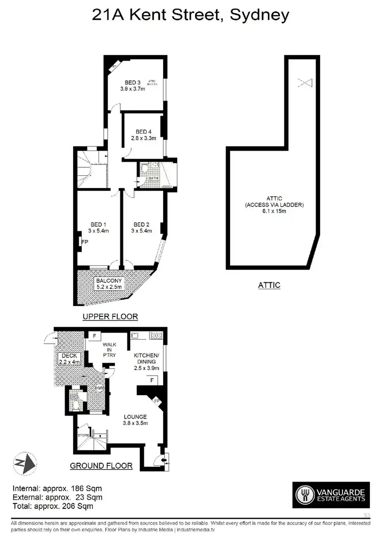 Floorplan of Homely house listing, 21A Kent Street, Millers Point NSW 2000