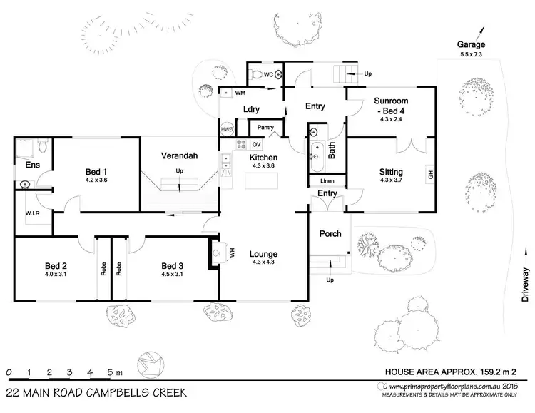 Floorplan of Homely house listing, 22 Main Road, Campbells Creek VIC 3451