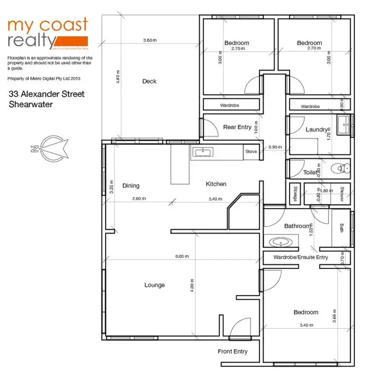 Floorplan of Homely house listing, 33 Alexander Street, Shearwater TAS 7307
