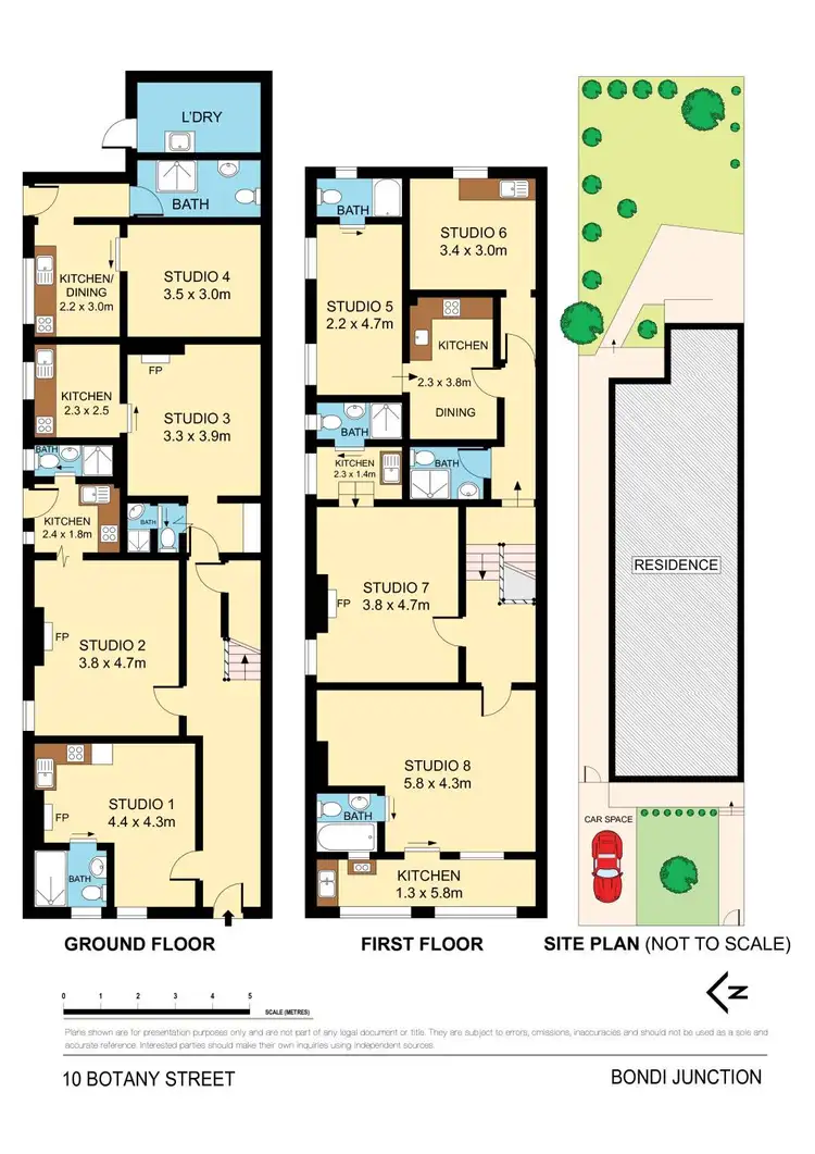 Floorplan of Homely terrace listing, 10 Botany Street, Bondi Junction NSW 2022