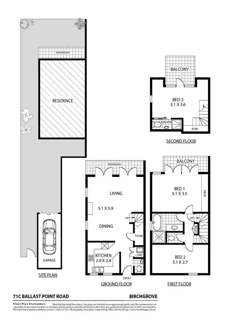 Floorplan of Homely house listing, 71C Ballast Point Road, Birchgrove NSW 2041