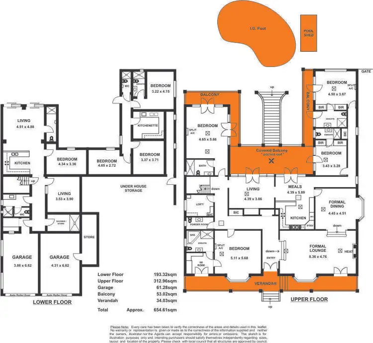 Floorplan of Homely house listing, 13 Crompton Drive, Wattle Park SA 5066