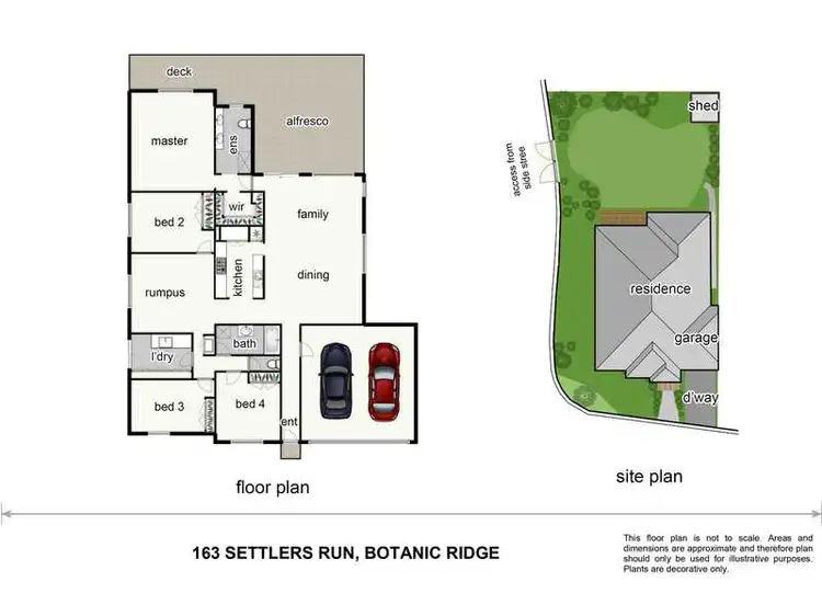 Floorplan of Homely house listing, 163 Settlers Run, Botanic Ridge VIC 3977