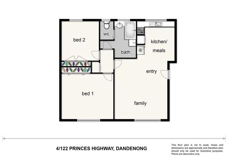 Floorplan of Homely house listing, 4/112 Princes Highway, Dandenong VIC 3175