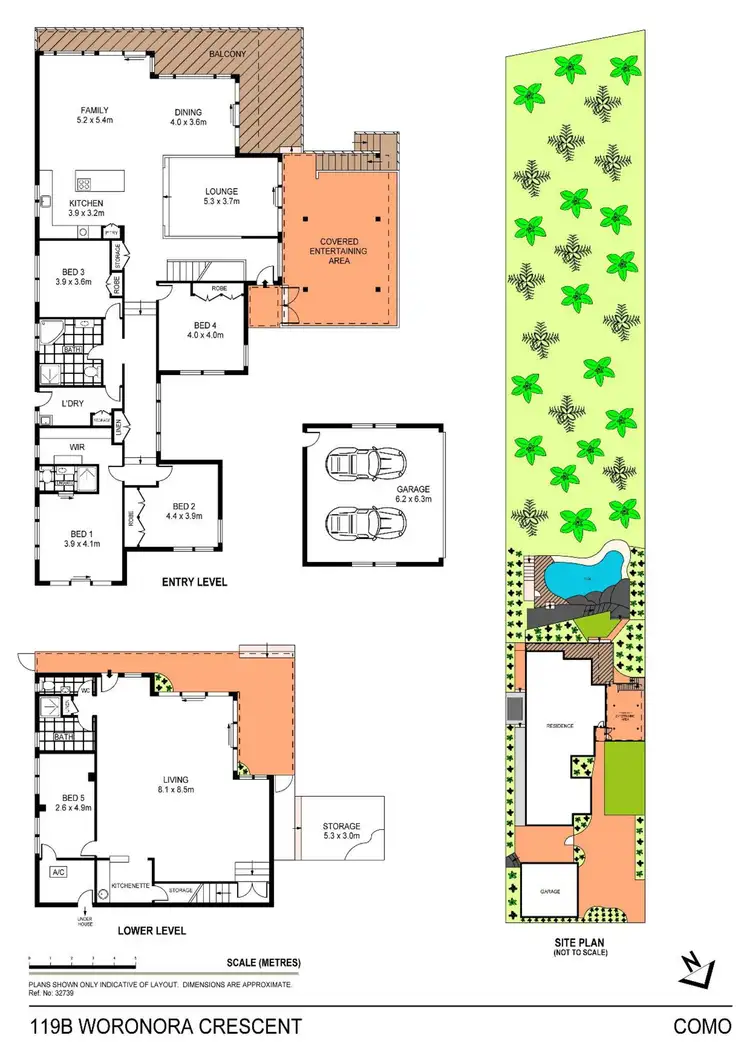 Floorplan of Homely house listing, 119b Woronora Crescent, Como NSW 2226