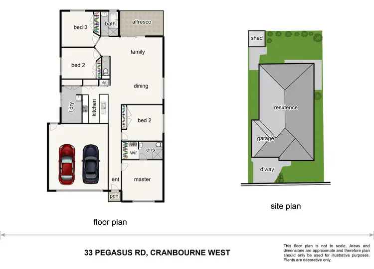 Floorplan of Homely house listing, 33 Pegasus Road, Cranbourne West VIC 3977