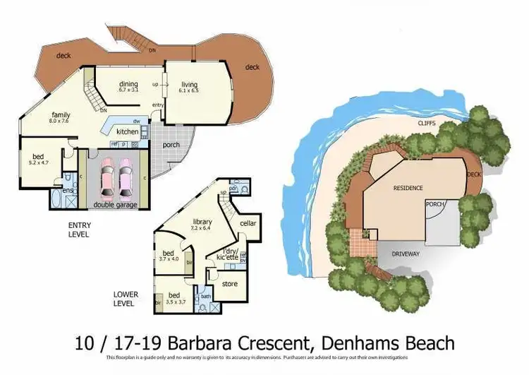 Floorplan of Homely house listing, 10/17-19 Barbara Crescent, Denhams Beach NSW 2536