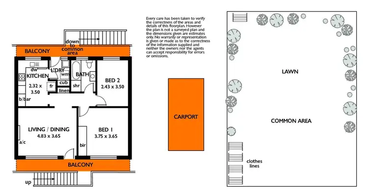 Floorplan of Homely unit listing, 6/23 Gray Street, Black Forest SA 5035